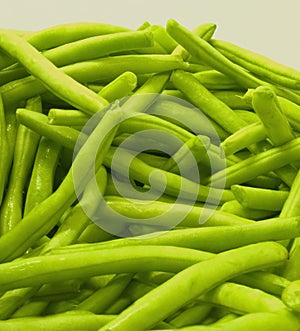 Green bean close-up photo