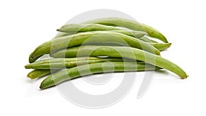 Green Bean Isolated on White Background
