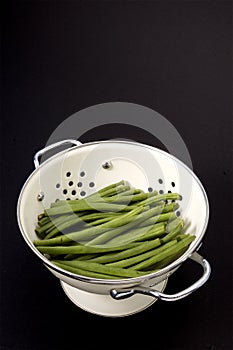 Green Beans in Collander