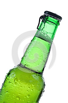 Green beer bottle