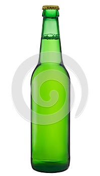 Green beer bottle