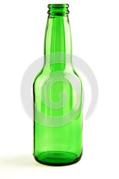 Green beer bottle
