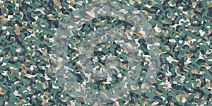 Green Beige Army Camouflage Background.