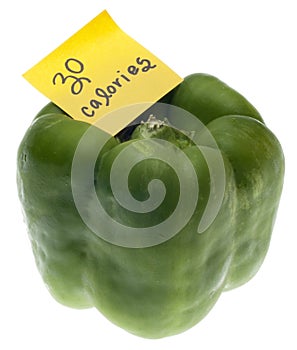 Green Bell Pepper with 30 Calories