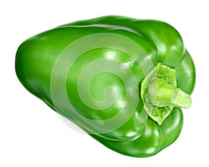 Green bell pepper, top, paths