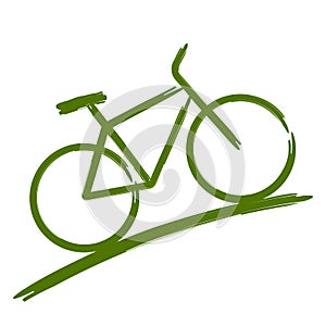 Green bike