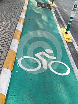 Green Bike lane