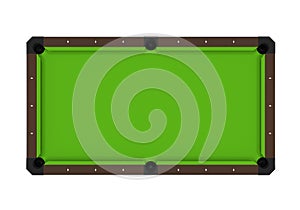 Green Billiard Table