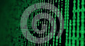 Green Binary Code Matrix