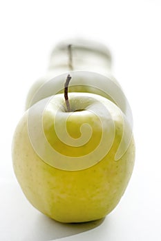 Green bio apples