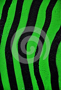 Green and black stripes
