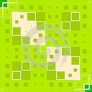 Green Blocks Squares Texture