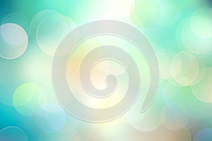 Green blue blurred background.