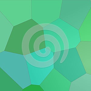 Green and blue bright Giant Hexagon in square shape background illustration