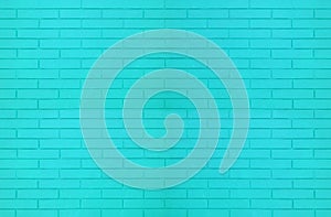 Green Blue color brick wall texture for graphic background images