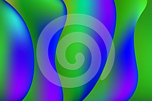 Green and blue Colorful smooth twist light lines vector background. Eps 10.