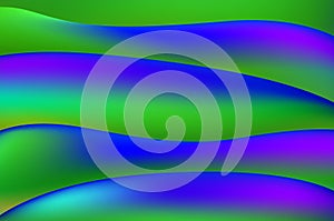 Green and blue Colorful smooth twist light lines vector background. Eps 10.