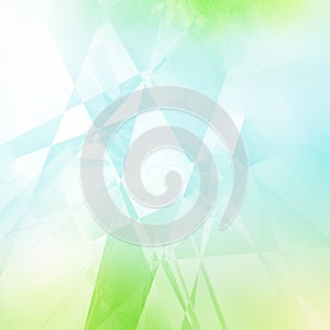 Green and blue geometric pattern