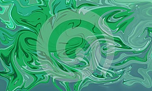 green blue liquid painting brush abstract background for artwork design