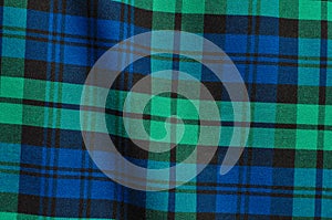 Green Blue Plaid Background