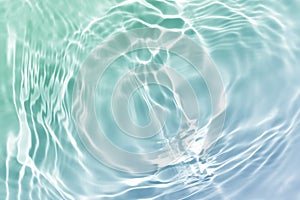 Green blue water wave, natural swirl pattern texture background, abstract summer photography