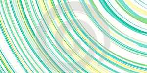 Green blue yellow awesome colorful rounding pattern. Abstract school education design. Cool sun shining creative. Colored curves