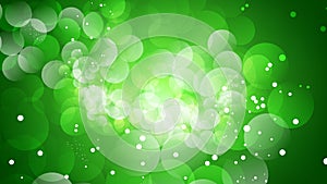 Green Blurry Lights Background Image