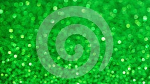 Green bokeh for a background