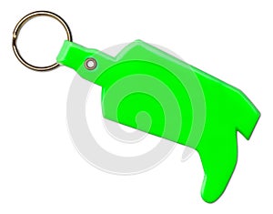 Green Boot Keychain