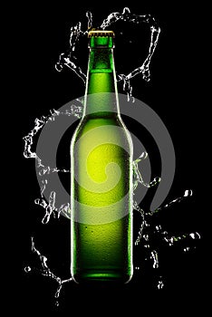 Green Bottle of beer