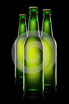 Green Bottles of beer