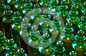 Green Bottles in Rows