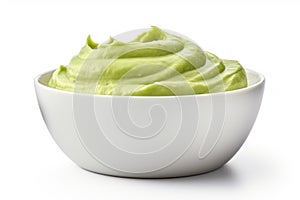 Green Bowl wasabi paste. Generate Ai