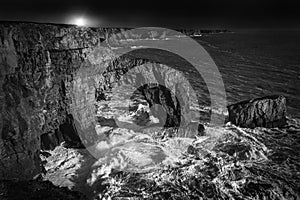 The Green Bridge of Wales at Castlemartin Pembrokeshire Wales