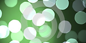 Green bright glowing colorful pattern. Defocused sweet design. Bokeh background. Blurred colored texture. Happy color love
