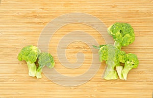 Green broccoli cabbage flowers