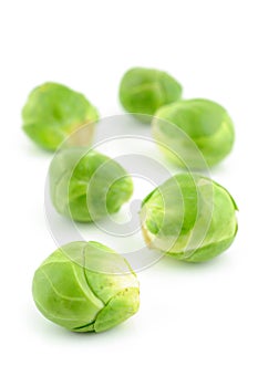 Green brussels sprouts