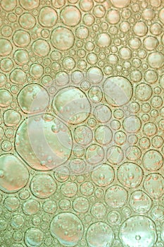 Green Bubble Closeup background