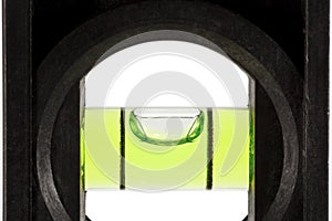 Green bubble level