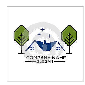 Green Building, real estateh, home and Construction Logo and Vector Design