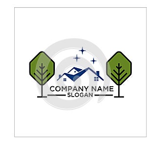 Green Building, real estateh, home and Construction Logo and Vector Design