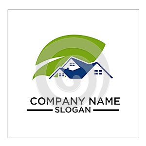 Green Building, real estateh, home and Construction Logo and Vector Design