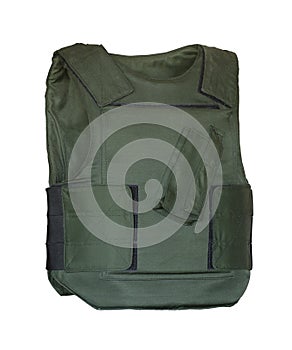 Green bulletproof jacket