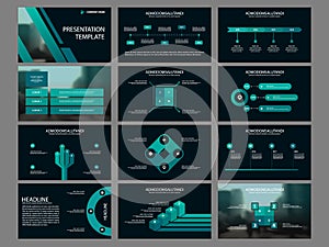 Green Bundle infographic elements presentation template. business annual report, brochure, leaflet, advertising flyer,