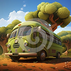 The Green Bus: Stylized Realism In 2d Game Art