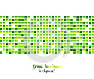 Green business abstract background