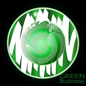 Green Business Background Vector_Green Graphic Background