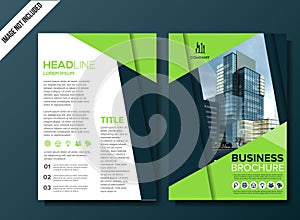 Green Business brochure template
