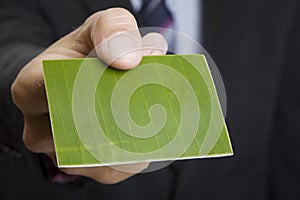 Green Business Card