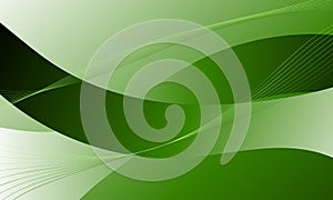 green business lines cuves waves textures pattern smooth graphic gradient abstract background photo